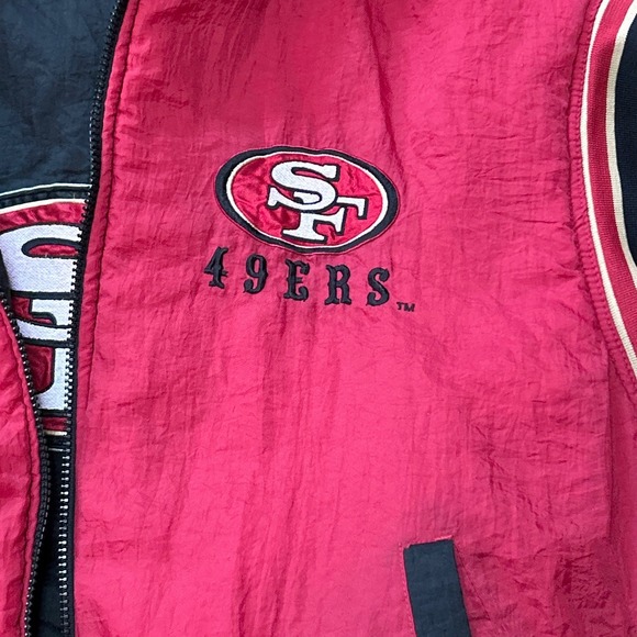 Vintage 49ers Pro Layer NFL Reversible Coat Size:XXL - Picture 2 of 9